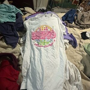 White Graphic Kids Shirt